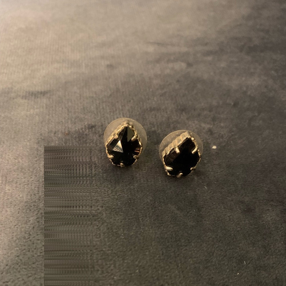 Kendra Scott Black and Gold Earrings